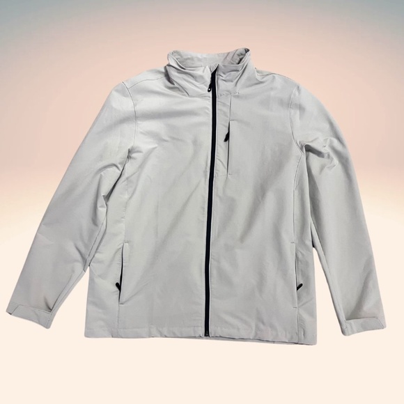 Men's Gray Windbreaker - Picture 1 of 3